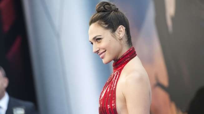 Gal Gadot hadiri premiere film 'Wonder Woman' di Pantages, Hollywood, California, pada 25 Mei 2017. [AFP]