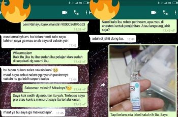 Kocak! Obrolan Tentang Vaksin Ini Bikin Bidan Ngelus Dada