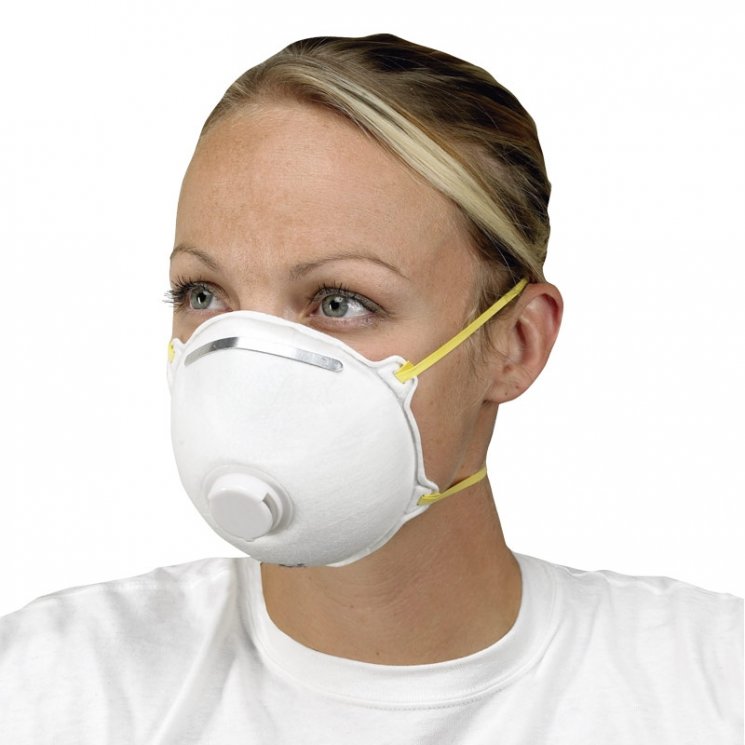 Masker pernapasan N95. (wasip)