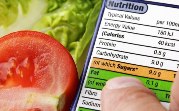 Informasi gula dalam label kemasan. (shutterstock)