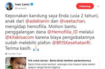 Mengenal Hemofilia, Penyakit yang Diderita Keponakan Ivan Lanin