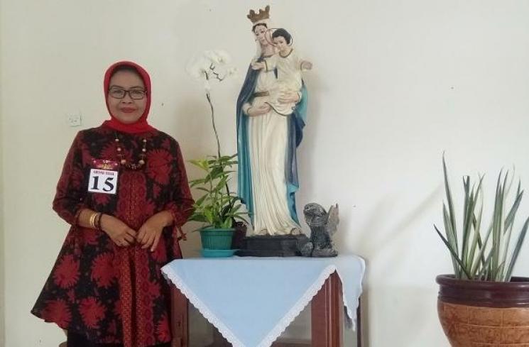 Ibu Yayuk salah satu peserta Lansia Idol. (HiMedik/Citra)