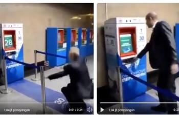 Unik, Demi Dapatkan Tiket Kereta Gratis, Pria Ini Squat 30 Kali