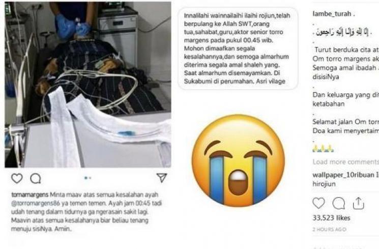 Postingan anak Torro Margens. (Instagram/@Lambe Turah)