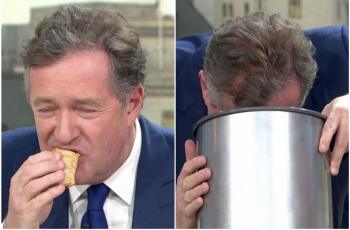 Reaksi Piers Morgan Usai Makan Roti Gulung Vegan Greggs di GMB Jadi Sorotan