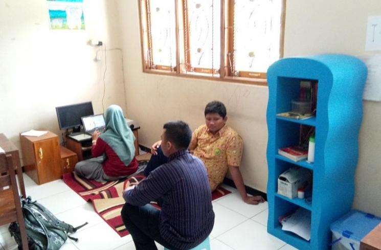 Kegiatan pembelajaran klasikal. (HiMedik/Citra)