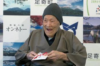 Pria Tertua di Dunia Masazo Nonaka Tutup Usia