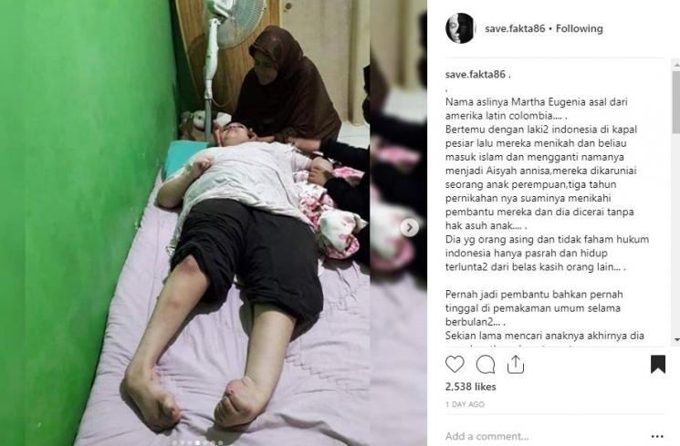 Anak aisyah yang alami penyiksaan. (Instagram/save.fakta86)