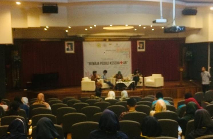 Talkshow Kesehatan Remaja di FKKMK UGM, Minggu (10/2/2019). (Himedik.com/Vika Widiastuti)