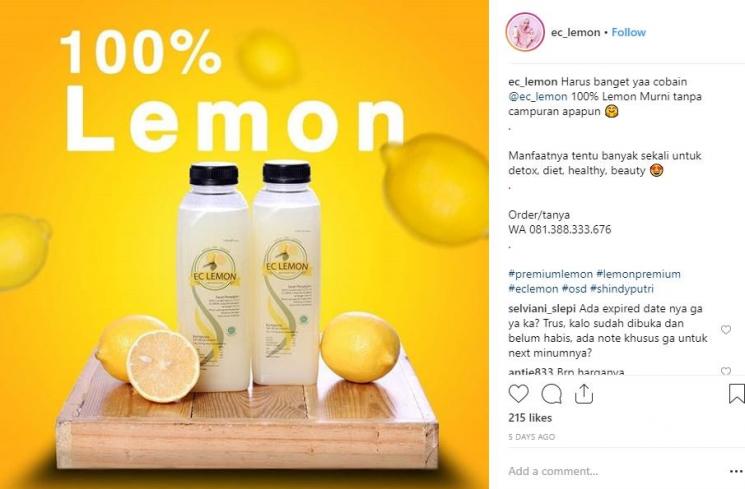 EC Lemon. (Instagram/@ec_lemon)