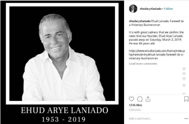Ehud Arye Laniado meninggal - (Instagram/@ehudaryelaniado)
