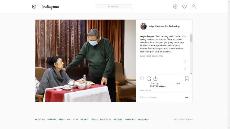 SBY dan Ani Yudhoyono - (Instagram/@aniyudhoyono)