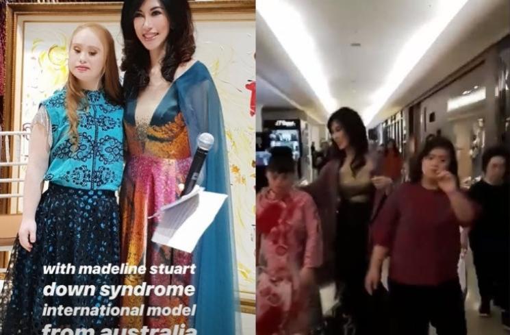 Sonia Wibisono dalam Hari Down Syndrome Sedunia - (Instagram/@sonia_wibisono)
