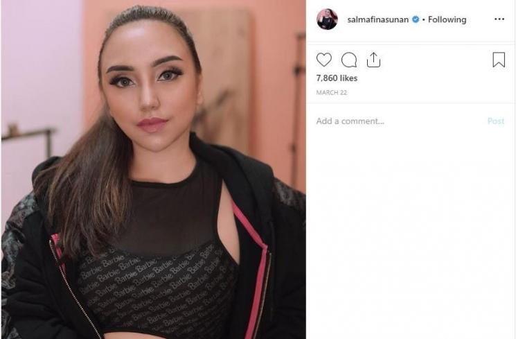 Donor sperma seperti keinginan Slamafina Sunan lebih aman dan terhindar dari HIV (Instagram/@salmafinasunan)