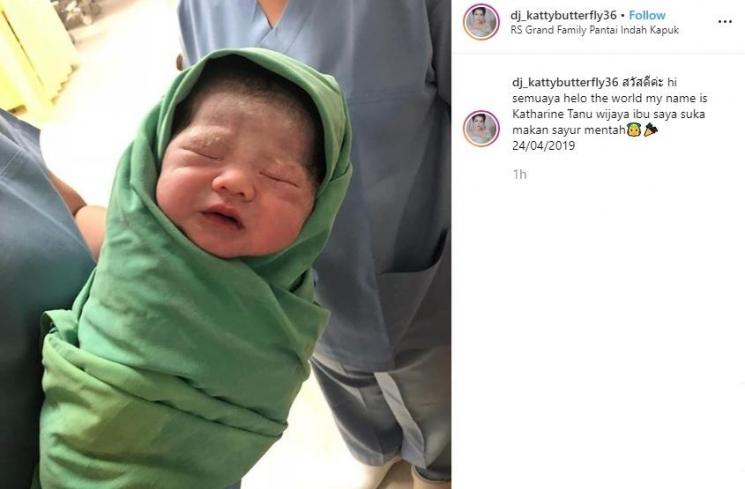DJ Katty Butterfly melahirkan anak pertama (Instagram/@dj_kattybutterfly36)