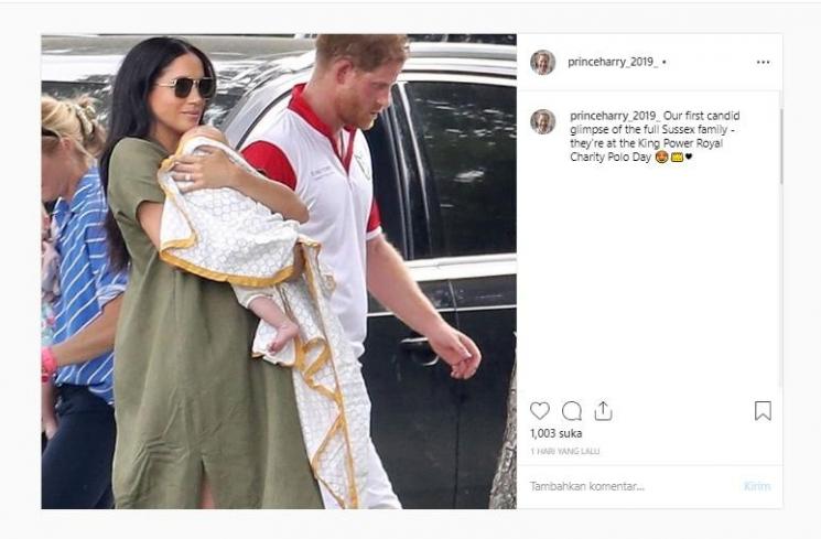Meghan Markle dikritik warganet (Instagram/ princeharry_2019_)