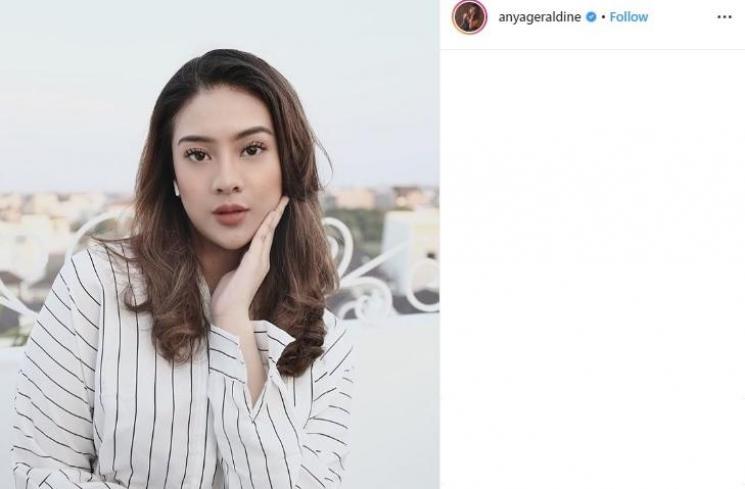 Anya Geraldine ngaku hanya mandi seminggu sekali (Instagram/@anyageraldine)