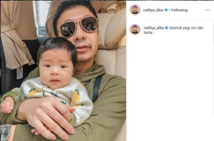 Raditya Dika dan anaknya (Instagram/@raditya_dika)