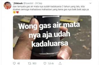Heboh Gas Air Mata Kedaluwarsa, Bahayanya Bisa Sebabkan Kematian!