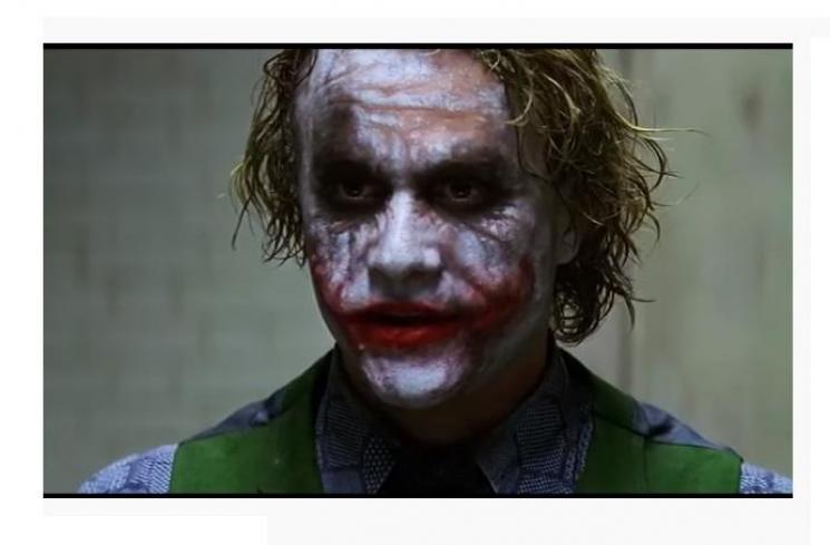 Heath Ledger sebagai Joker (YouTube/Dylan Hogan)