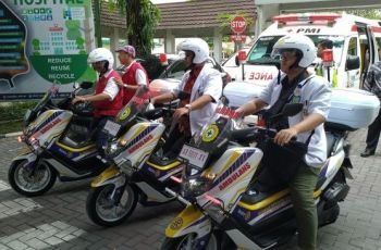 Cepat Tanggap Stroke, RSUP Dr Sardjito Fasilitasi Ambulans Sepeda Motor