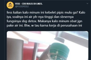 Ramai Cuitan Air Minum pH Tinggi Bikin Maag & Asam Lambung Kambuh