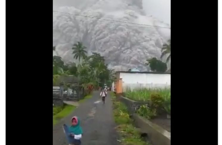 Erupsi Gunung Semeru (Suara.com)